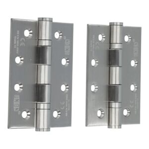 Union 2-Piece Ball Bearing Butt Hinges Silver Union 2-Piece Ball Bearing Butt Hinges Silver